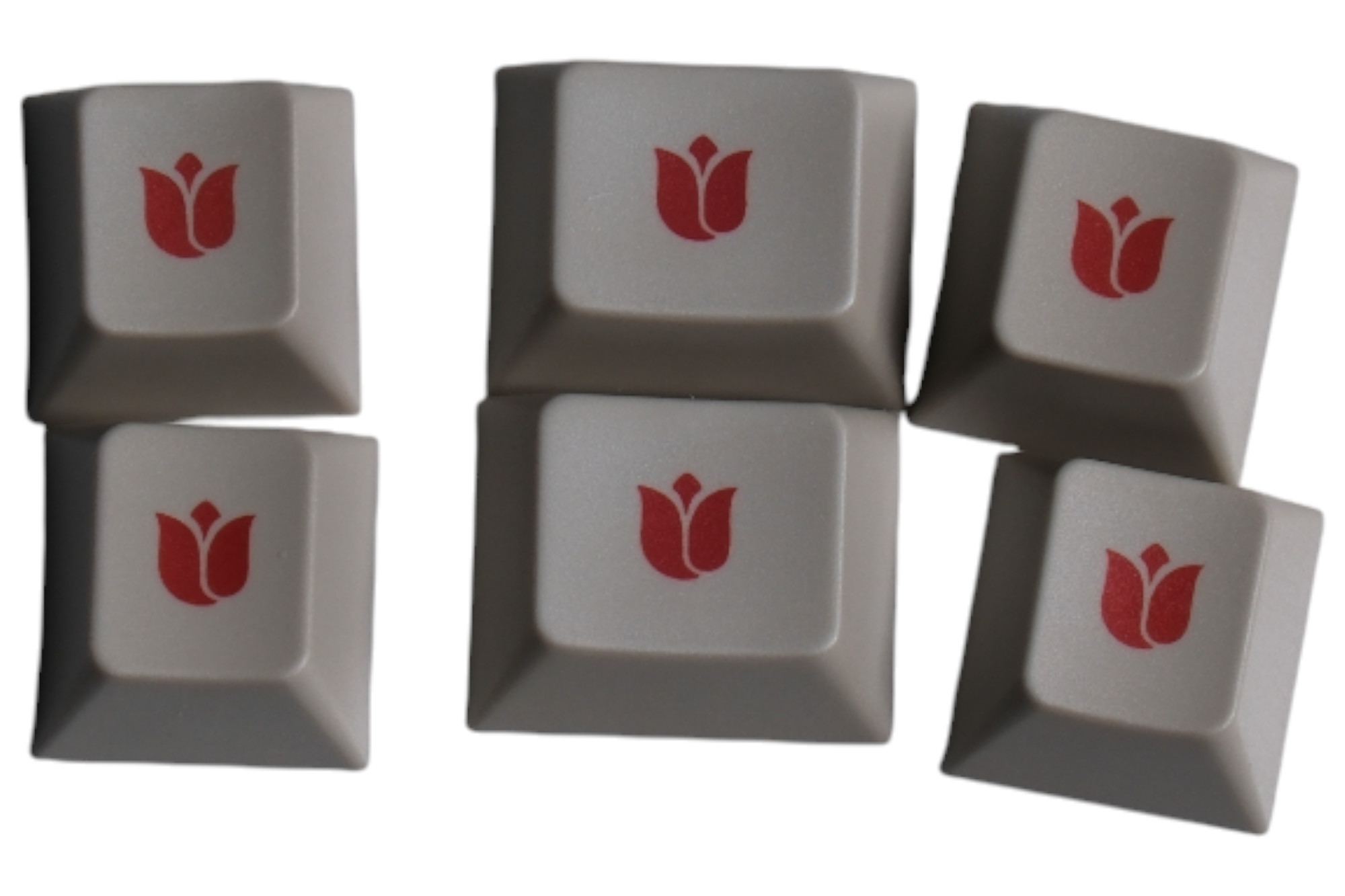Hammerworks R1 Red Accent (R6) Keycap Kit · Milktooth